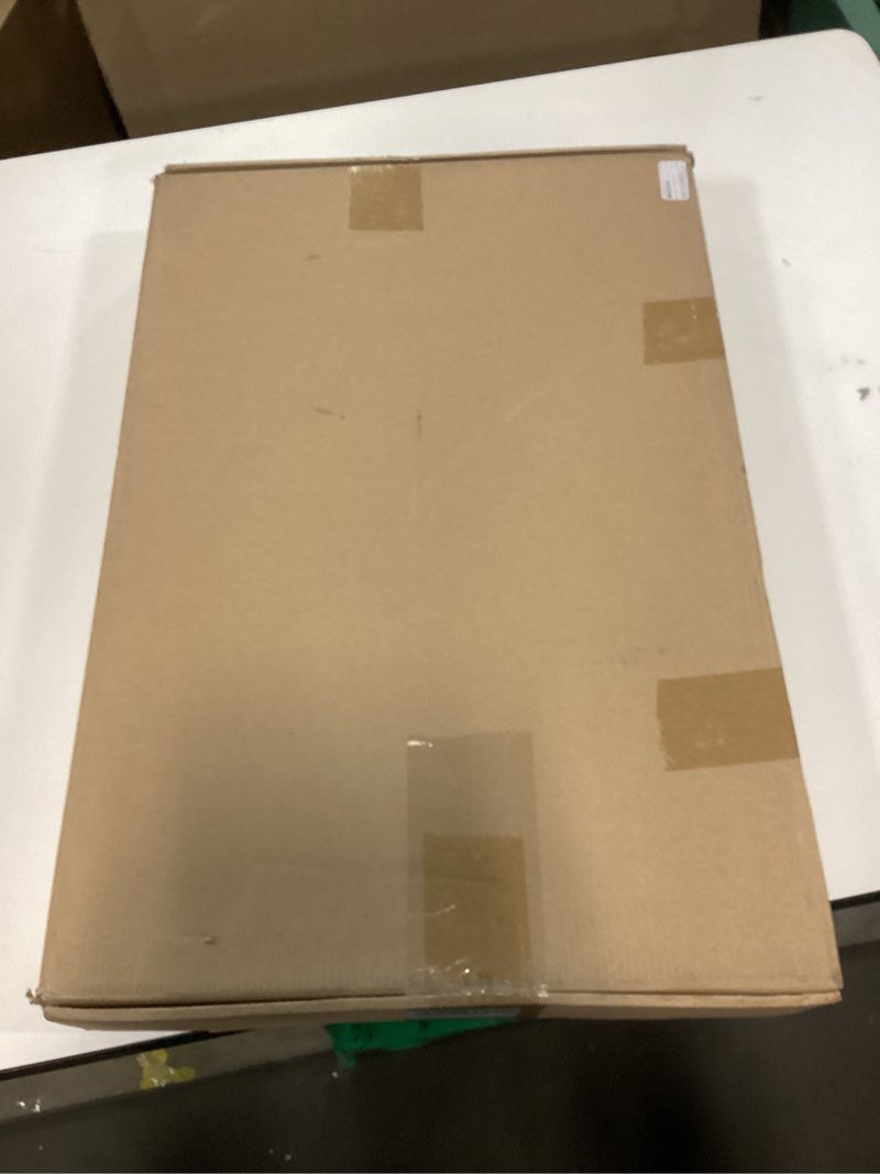 Condition photo showing New/Like New for CHDITB Boho Blue Mountain Framed Wall Art Paintings(16"x24"), 3 Panels Blue White Sky Ridge Virginia Landscape Watercolor Canvas Artwork Printings, Large Modern Cloud Trees Nature Posters for Bedroom Living Room 16"x24" Blue Mountain (Brown Frame)