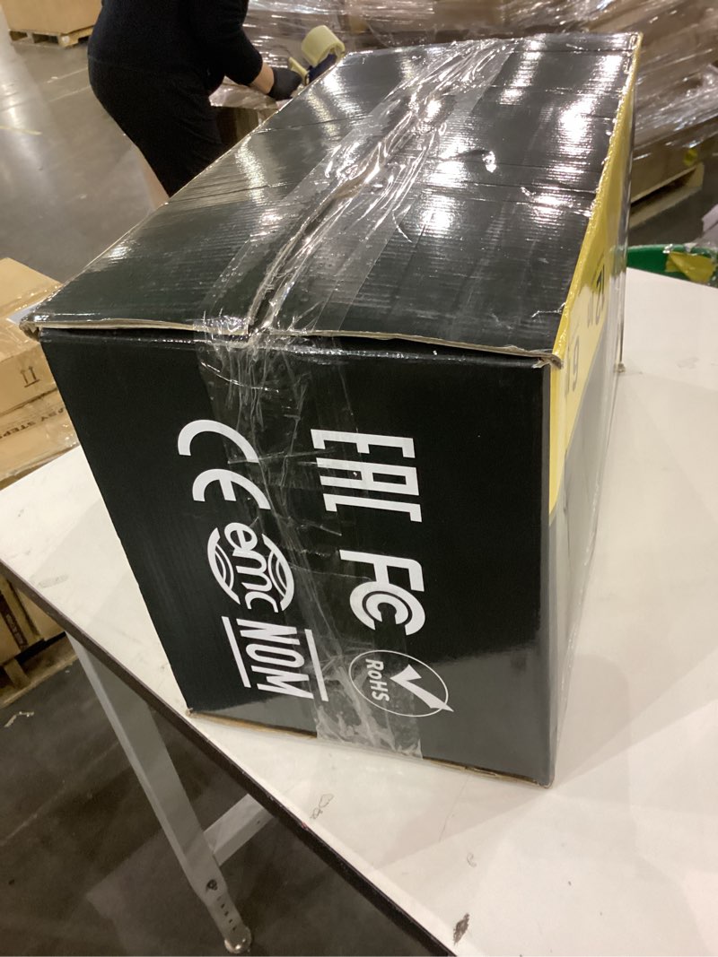 Condition photo showing As Is for 20V cordless snow shovel