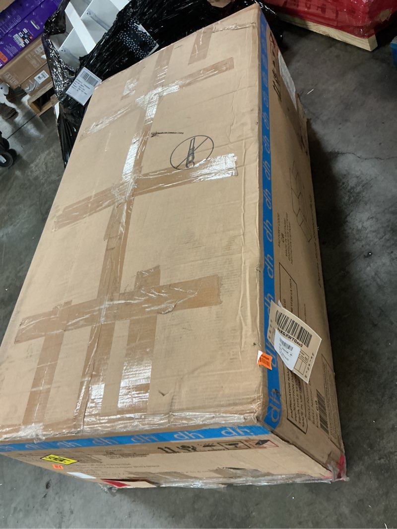 Condition photo showing New/Like New for sleeper sofa bed with soft fabric, 2-in-1 pull out sofa bed with high backrest, wood twin size sleeper loveseat for living room, apartment, small spaces (black)