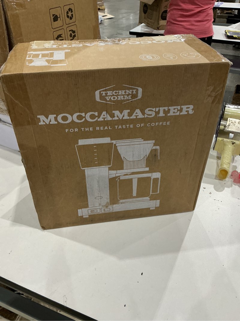 Condition photo showing As Is for technivorm moccamaster 53633 kbgv select 10-cup coffee maker,sandstone, 40 ounce, 1.25l 10-cup sandstone
