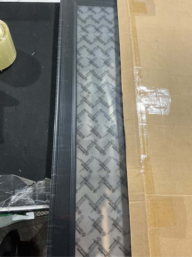 Condition photo showing Good Condition for 20x28 Picture Frame Black, 2-Inch Wide Border 20x28 Poster Frame with Black Backboard, 28x20 Picture frame Wall Hanging Black 20x28