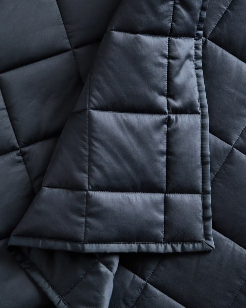 quince bamboo box quilt/king/cal king quilt set of 3/nightfall