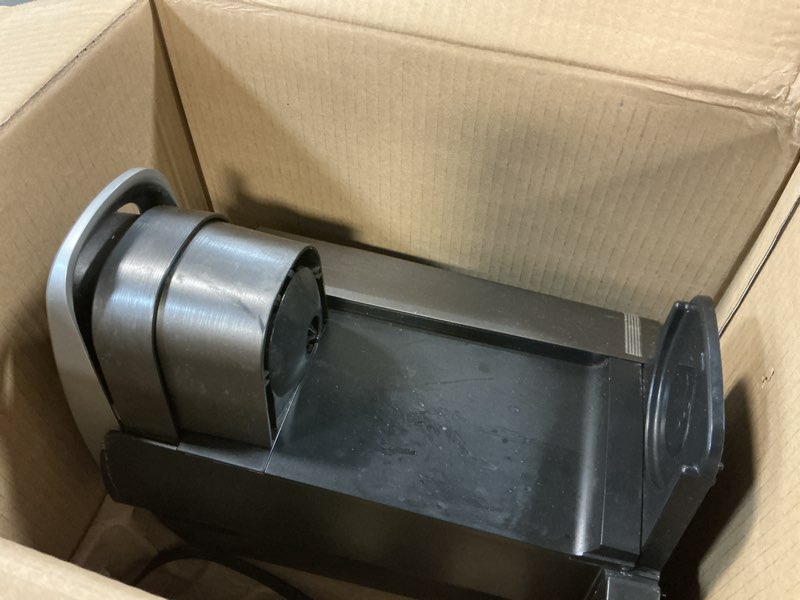 Condition photo showing As Is for Keurig K-Elite Single Serve K-Cup Pod Coffee Maker, with Strength and Temperature Control, Iced Coffee Capability, 8 to 12oz Brew Size, Programmable, Brushed Slate