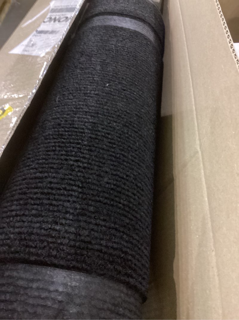 Condition photo showing As Is for OLANLY Front Door Mat Indoor Outdoor Entrance, Waterproof All-Season, All-Weather Doormat, Sturdy Natural Rubber, Fade Resistant, Low Profile, Easy Clean Patio Porch Entryway Mat, 36x24, Black Black Classic Border Rectangular 36" x 24"