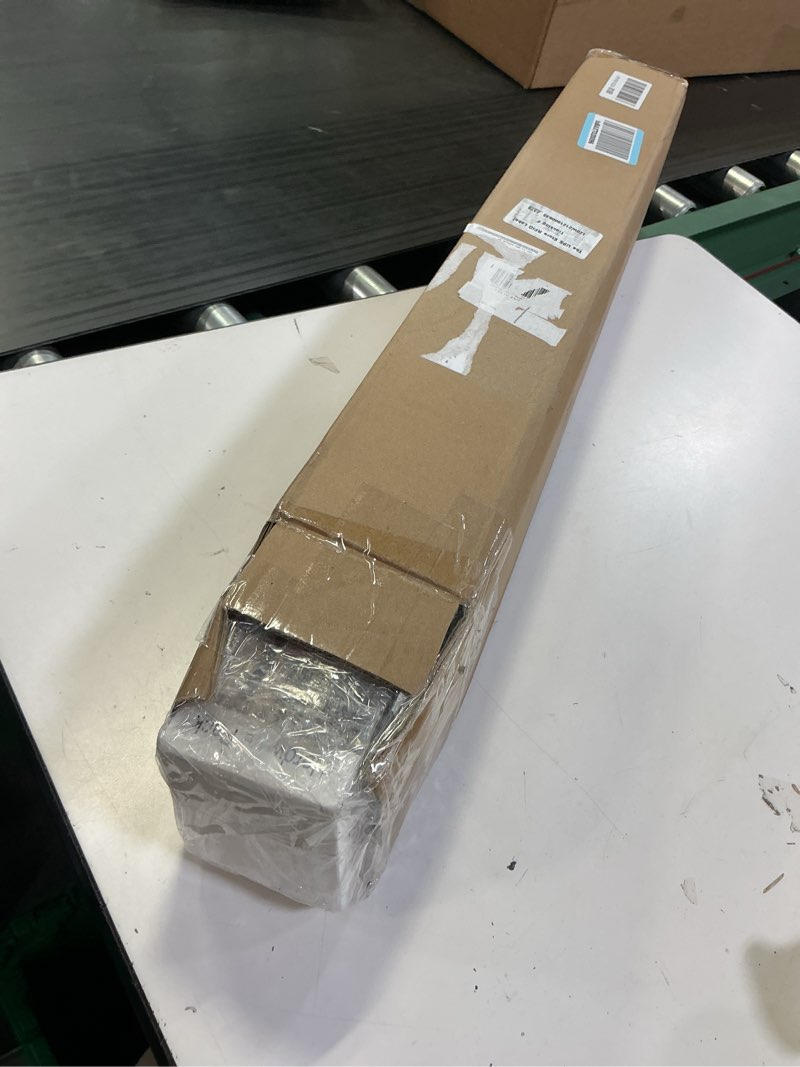 Condition photo showing Good Condition for similar lazblinds cordless bamboo roman shades, privacy blinds for interior windows, room darkening roll up bamboo blinds for home & patio, 27.5\" w x 64\" h, highfield teak pricacy - highfield teak 27 1/2\" w x 64\" h