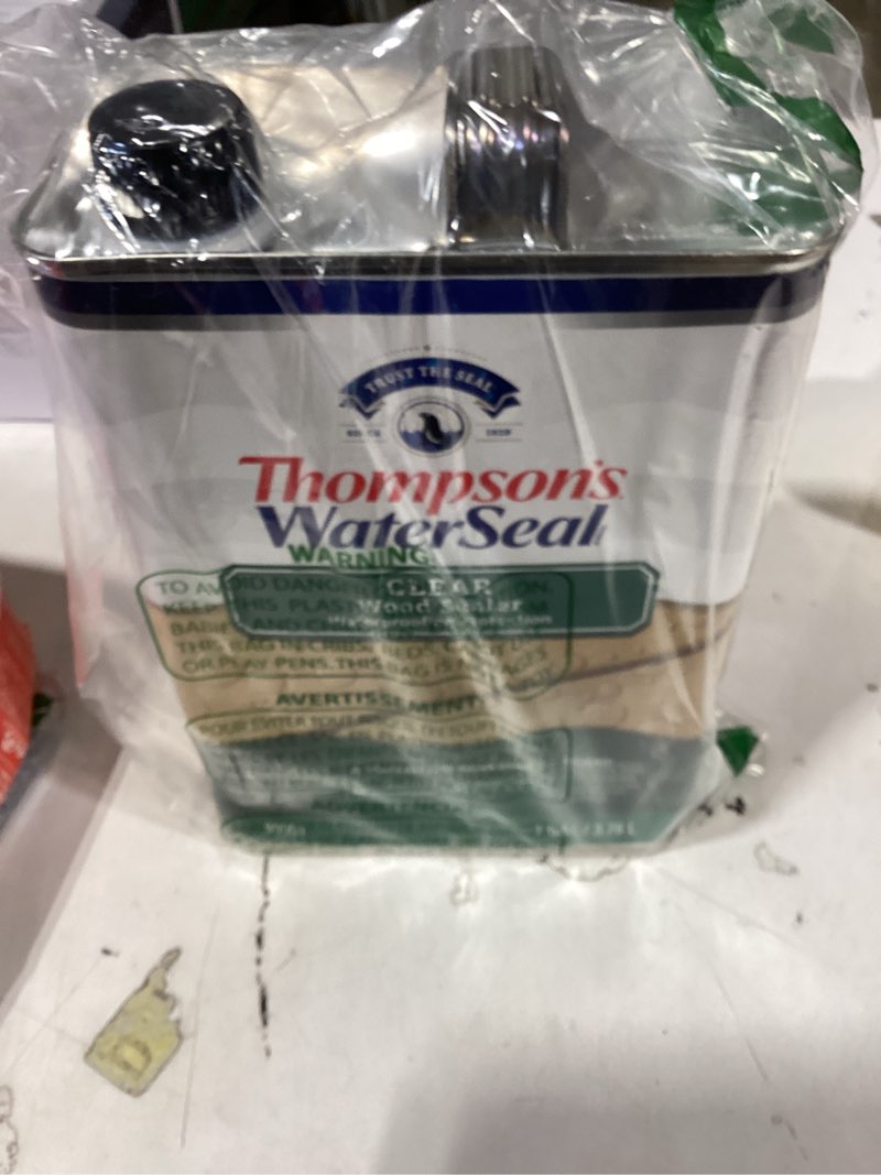 Condition photo showing Good Condition for thompson's waterseal clear wood sealer, clear, 1 gallon