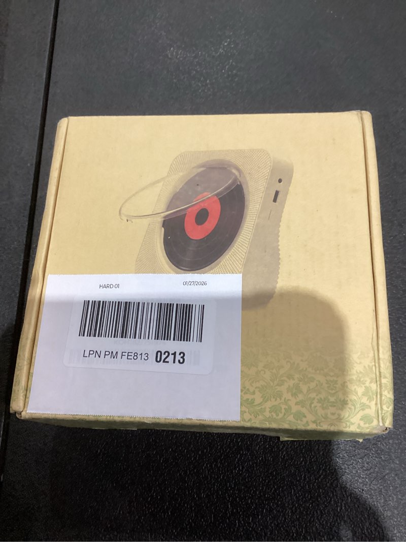 Condition photo showing New/Like New for CD Player Portable Bluetooth 5.1 Desktop CD Player with HiFi Sound Speakers,Remote Control,Dust Cover,LED Display,Boombox FM Radio,USB/AUX for Home,Kids (White)