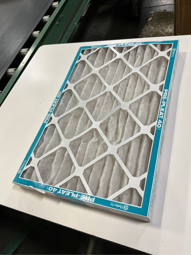 Condition photo showing As Is for flanders precisionaire 80055.021624 16 by 24 by 2 pre pleat 40 merv 8 lpd air filter
