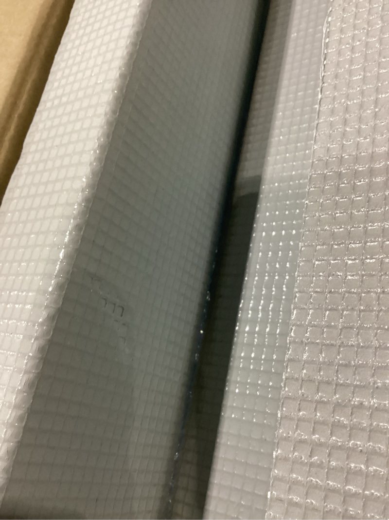 Condition photo showing As Is for DAMAGED ON SIDE Houseables Shower Niche, Shower Niche Insert Tile Ready, Recessed Bathroom Storage, 12x28 (13x29), in Wall Shelf, Cubby Inserts, Recessed Shampoo Caddy, Inset Shelves, Built in Nook, Soap Box, Prefab 12\" x 28\"