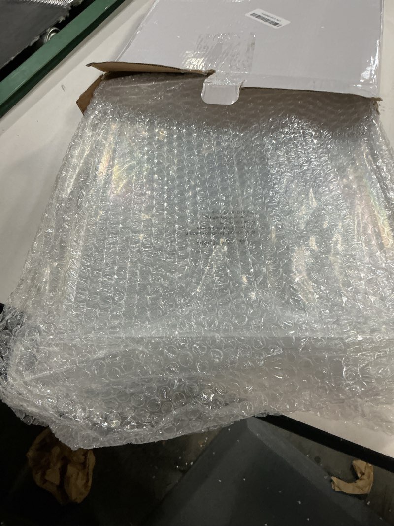 Condition photo showing Good Condition for hblife 12 inches tall [extra tall version] clear shelf dividers, 6 pack purse organizer for closet perfect for sweater, shirts, handbags, acrylic adjustable bookshelf for organization clear (12 inches tall, higher style) 6 pcs