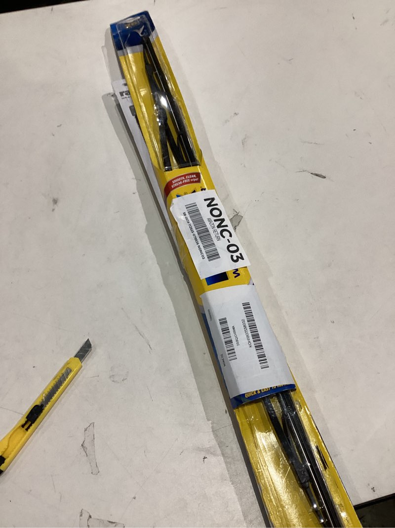 Condition photo showing As Is for Rain-X 820147 WeatherBeater, 26" and 16" Windshield Wiper Blades - All-Season OEM Quality, Conventional, Vehicle Specific Fit, Pack of 2 26" and 16" Pack of 2
