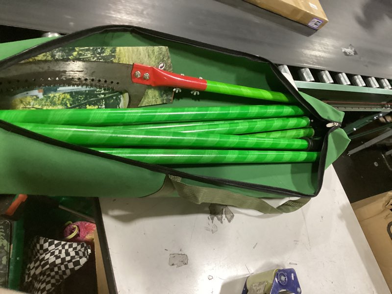 Condition photo showing As Is for 30 feet tree pole pruner manual branches trimmer tree branch garden tools loppers hand pole saws extendable height 30ft