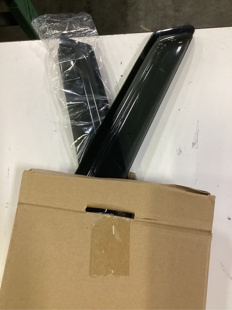 Condition photo showing Good Condition for window visor rain guards compatible with 1999-2016 ford f250/f350/f450 super duty super crew cab front+rear window wind deflectors vent visors shades for truck accessories tape-on 4pcs for 1999-2016 ford f250 supercrew cab