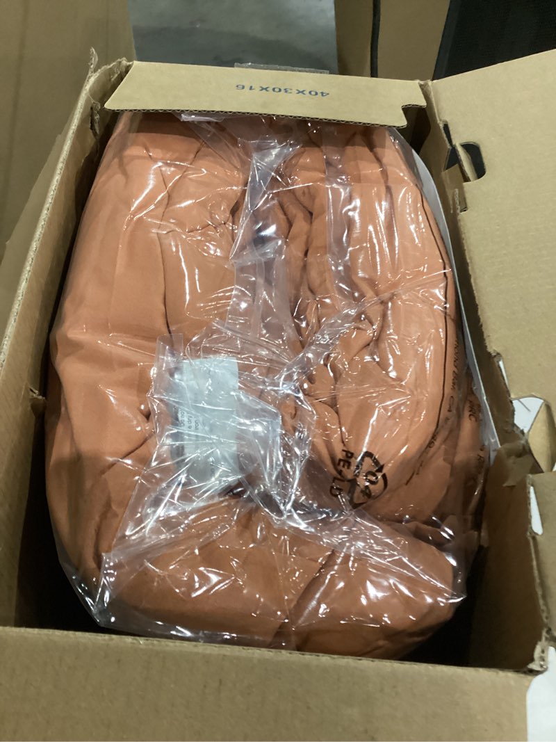 Condition photo showing Good Condition for Bedsure King Comforter Set, Pumpkin Soft Prewashed Bedding for All Seasons, 3 Pieces GentleSoft™ Bed Set, 1 Lightweight Comforter (104"x90") and 2 Pillowcases (20"x36") King(104"x90") 22 - Pumpkin