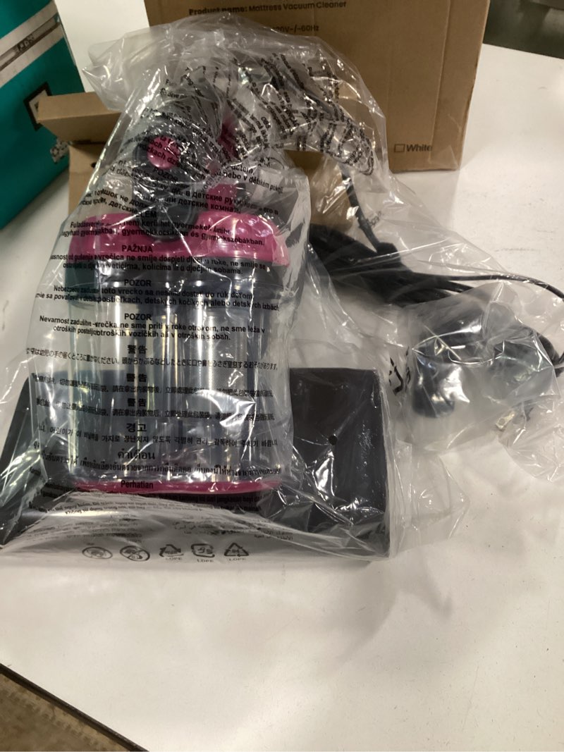 Condition photo showing New/Like New for Mattress Vacuum Cleaner, 17Kpa 650W Bed Vacuum Cleaner, 273nm UV-C Light & Ultrasonic 145°F Heating, 80000 RPM/Min Brushroll Rotation, Wide Suction Port for Pillows Cribs Sofa, Black Corded