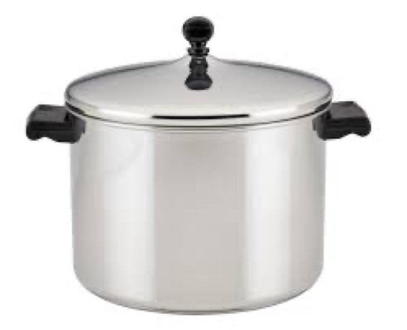 Farberware Classic Stainless Steel 8-Quart Stockpot with Lid, Stainless Steel Pot with Lid, Silver