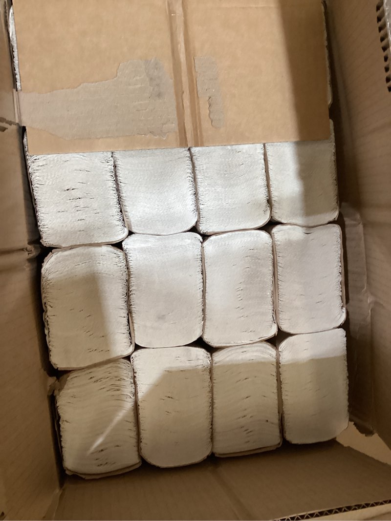 Condition photo showing Good Condition for tork multifold hand towel white h2, universal, 100% recycled fibers, 16 x 250 towels, mb540a 16 x 250 hand towels