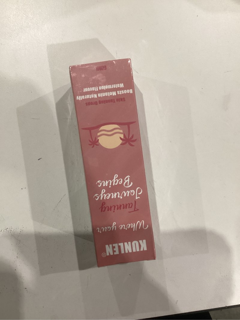 Condition photo showing New/Like New for Sunless Tanning Drops to Drink, Oral Drinkable Self Tanning Drops for Face & Body, Moisturizer Bronzing Formula, Watermelon Flavor