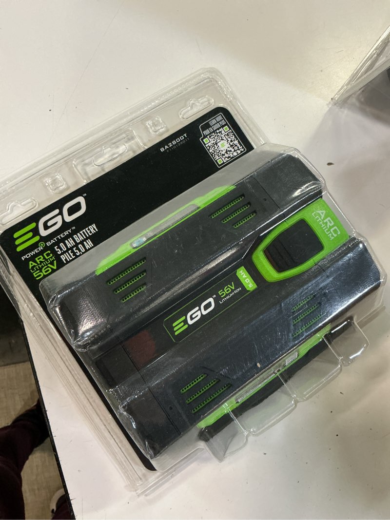 Condition photo showing New/Like New for ego power+ battery 56v, 5.0ah - ba2800t 5.0 ah battery