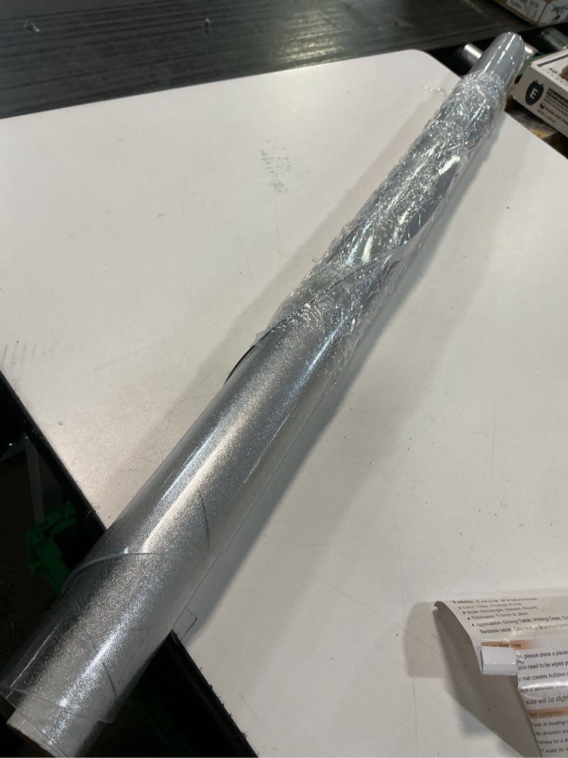 Condition photo showing Good Condition for lovepads 2mm thick frosted dining room table cover protector - 40 inch plastic cover for round tables 40" x 40 frosted 2mm