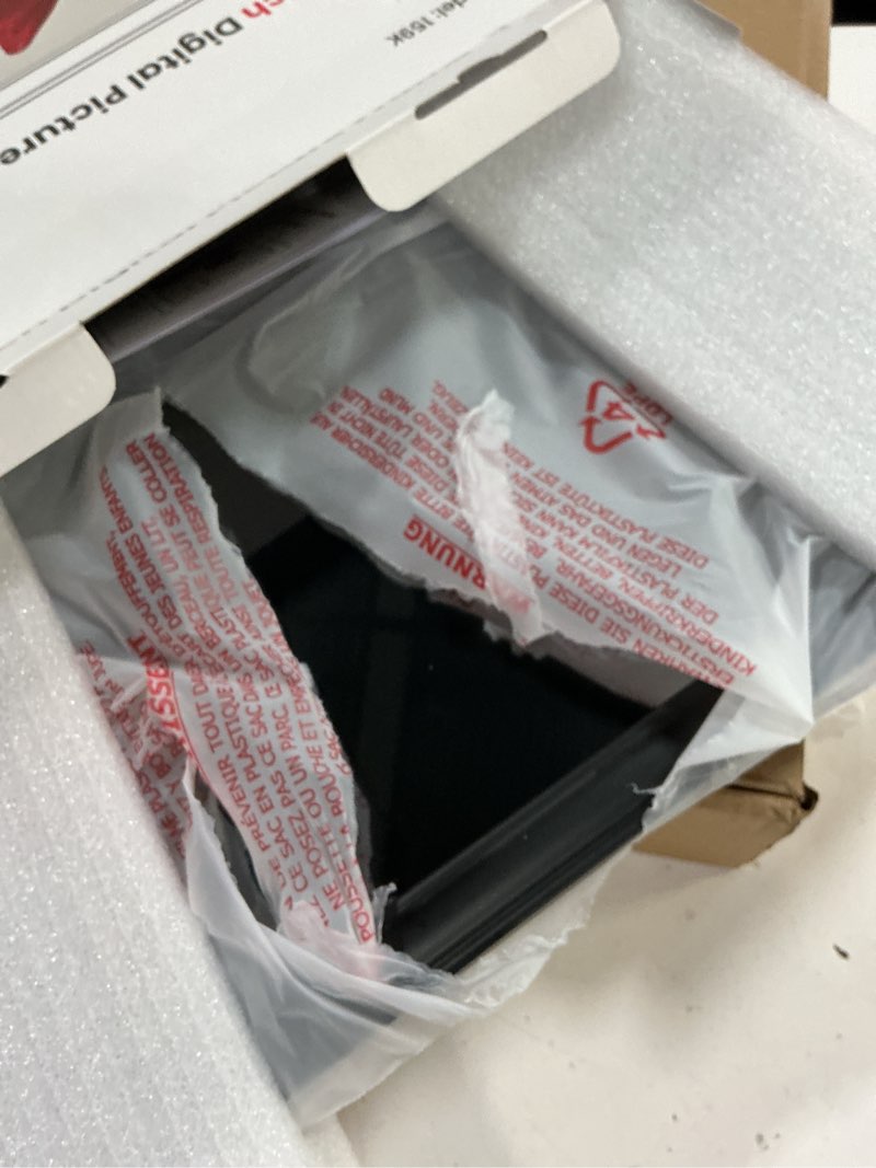 Condition photo showing New/Like New for digital picture frame wifi, 15.6 inch frameo digital photo frame,, 1920*1080 ips hd touch screen, auto-rotate, share pictures video instantly, gift for mom, wedding, birthday, anniversary