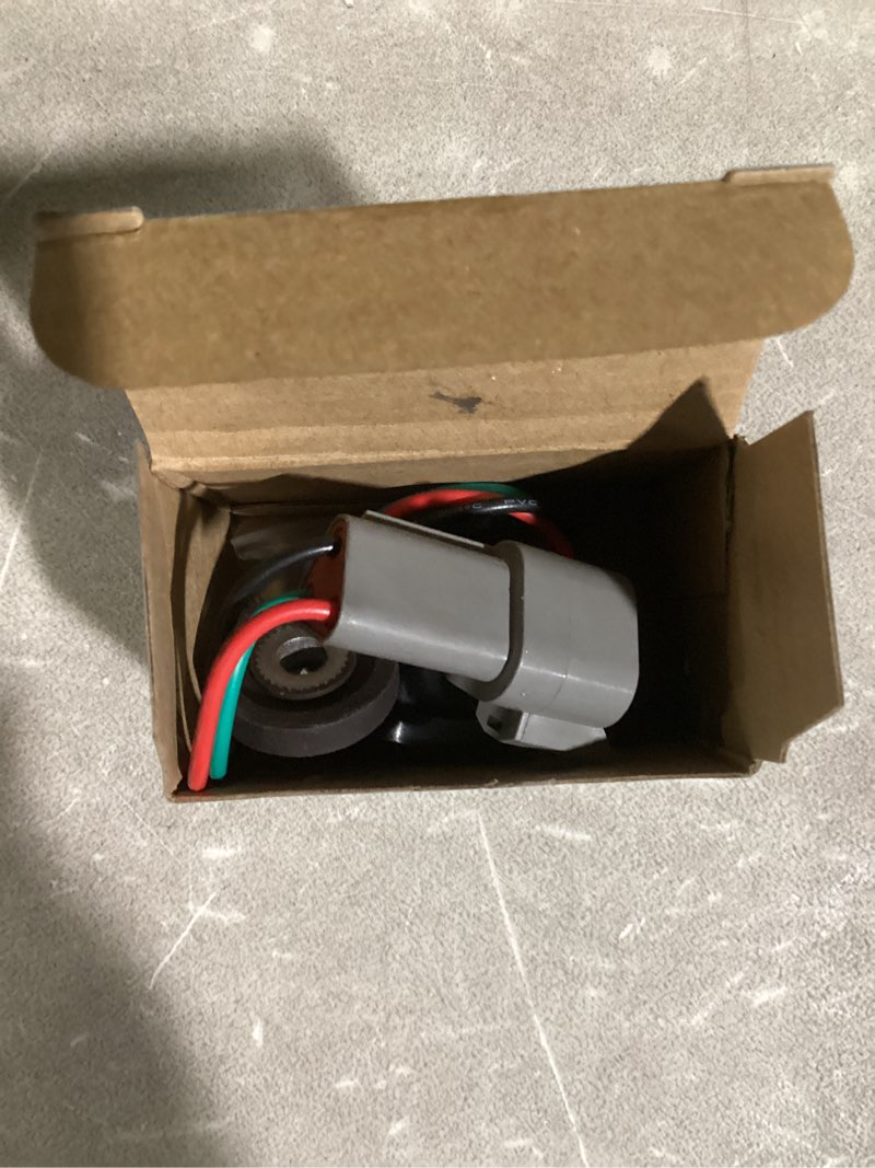 Condition photo showing As Is for 10l0l golf cart club car speed sensor with high speed magnet - fit 48v club car ds and precedent 2004 up electric models, oem# 102704901, 102265601 (4-6 mph increase)
