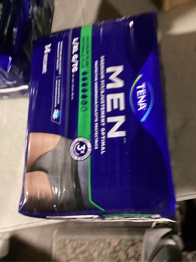 Condition photo showing New/Like New for tena men super plus disposable underwear male pull on with tear away seams large/x-large, 81920, 57, 14 ct large/x-large 14