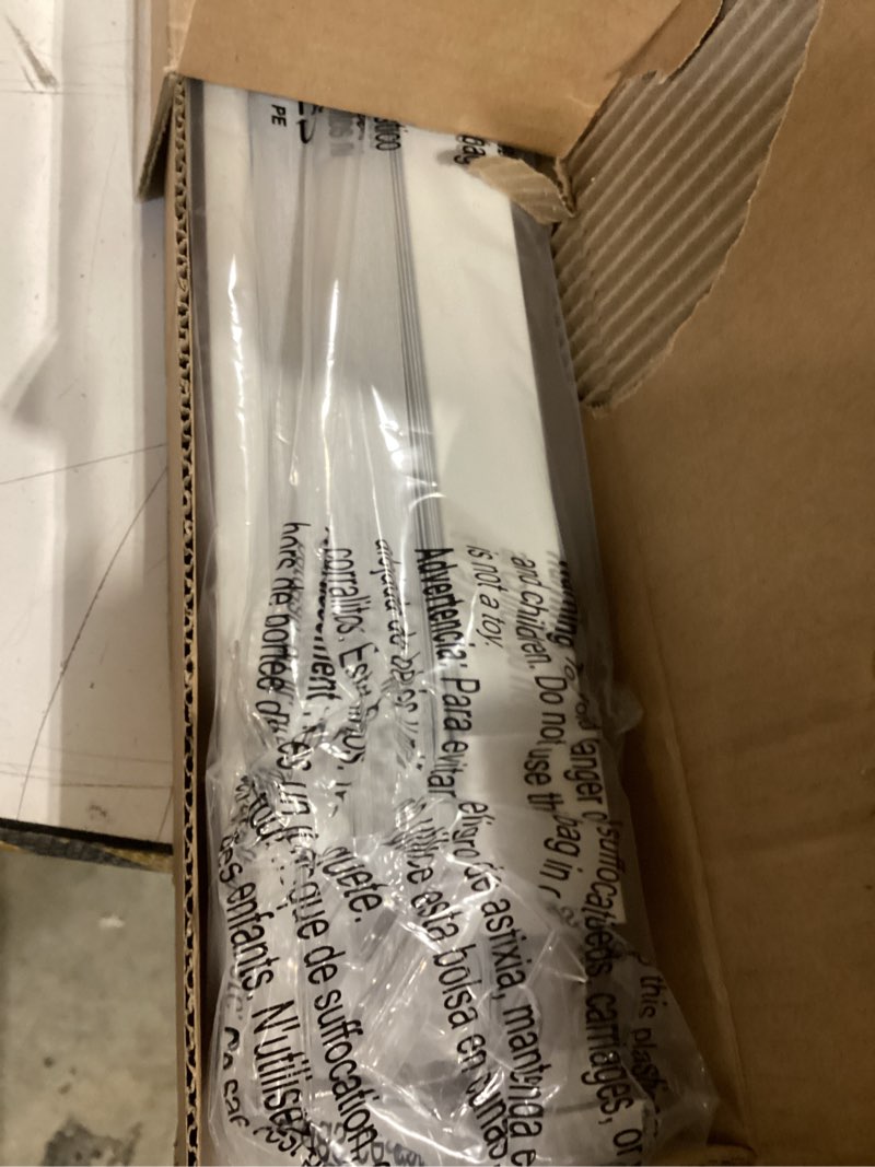 Condition photo showing New/Like New for lazblinds cordless cellular shades, no tools no drill blackout honeycomb shades pleated blinds for windows, 29'' w x 48'' h, silver white