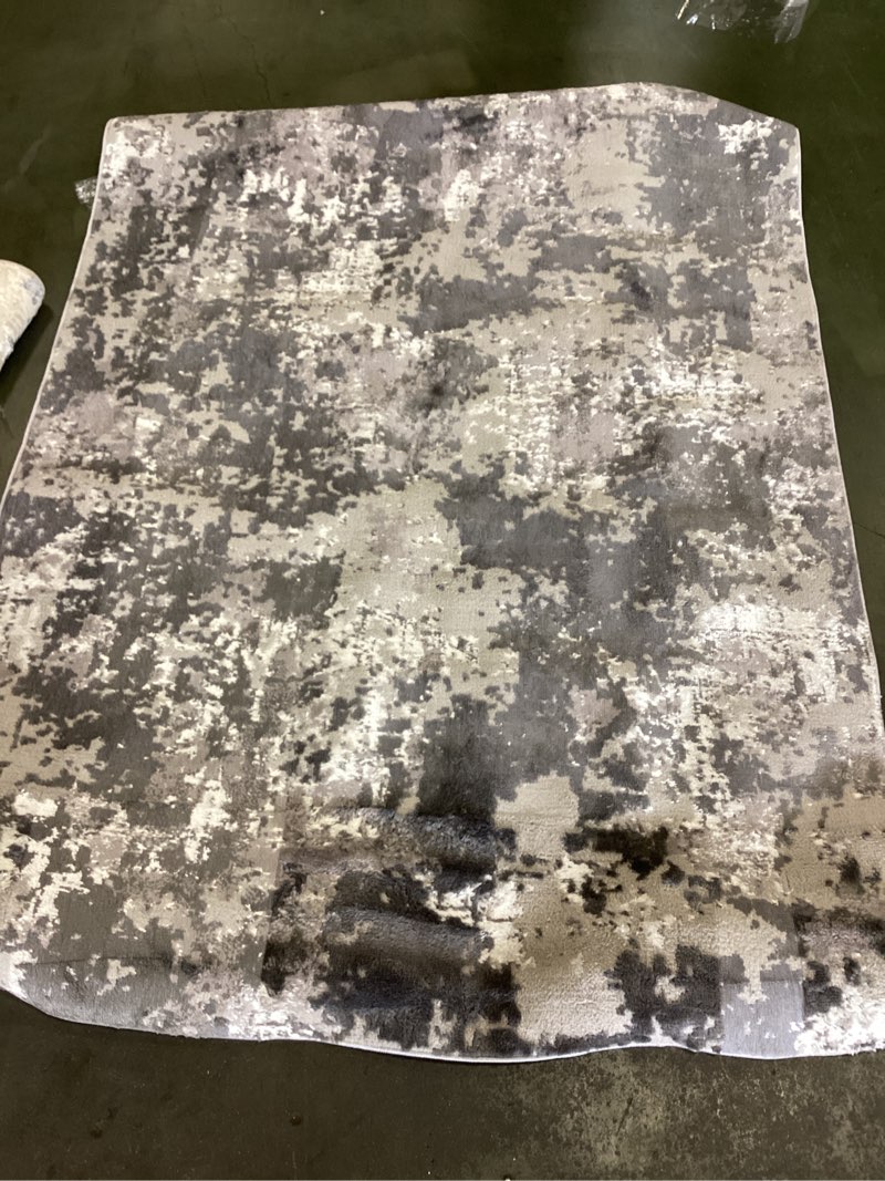 Orient Collection Area Rug 5x7 Grey/Grey