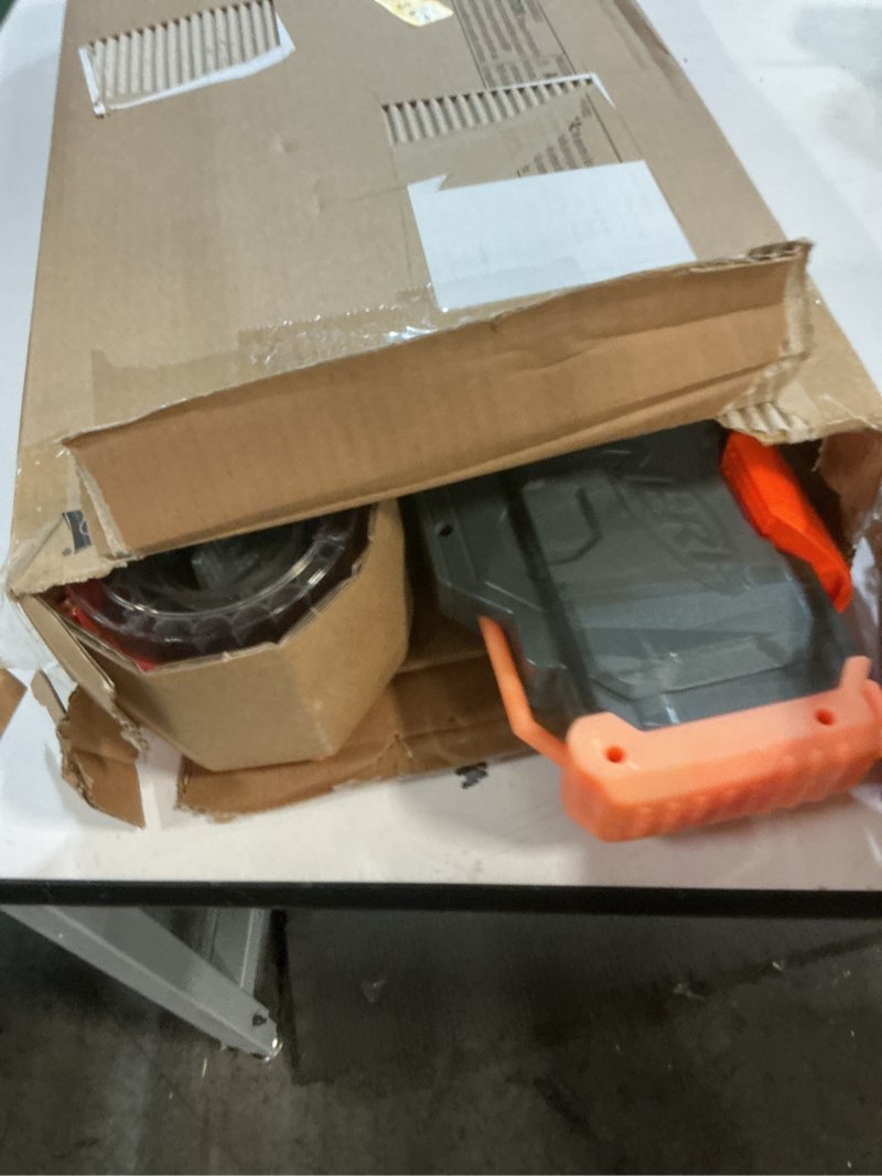 Condition photo showing Good Condition for nerf hyperfire motorized elite blaster, 25-dart drum, fires up to 5 darts per second, includes 25 official elite darts (amazon exclusive)