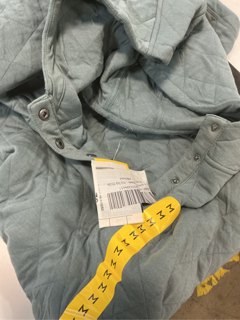 Condition photo showing Good Condition for lands end hoodie size m color blue