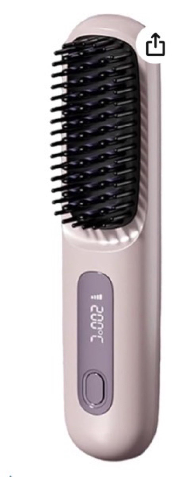 2026 new cordless hair straightener brush, go brush for short hair pro,300m negative ion anti-frizz,