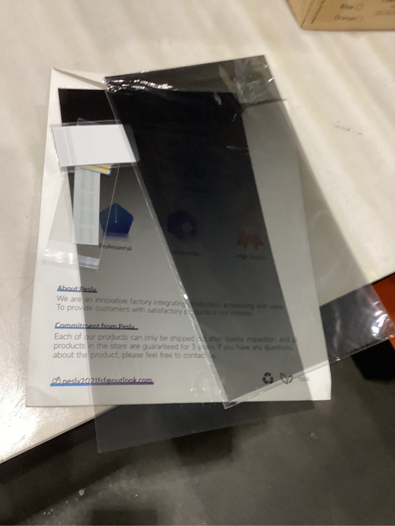 Condition photo showing New/Like New for [2-Pack] 20 Inch Privacy Screen for Computer Monitor 16:9 Aspect Ratio, Eye Protection Anti Blue Light Glare Shield, 20inch Removable Black Blackout Anti Spy Desktop Security Private Filter 20''(16:9)