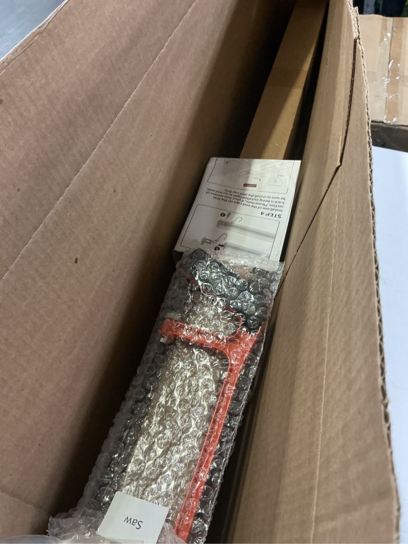 Condition photo showing Good Condition for ceiling curtain track, curtain track with roller hooks, 9ft - 12ft ceiling mounted rail set for room divider, white 9ft - 12ft white