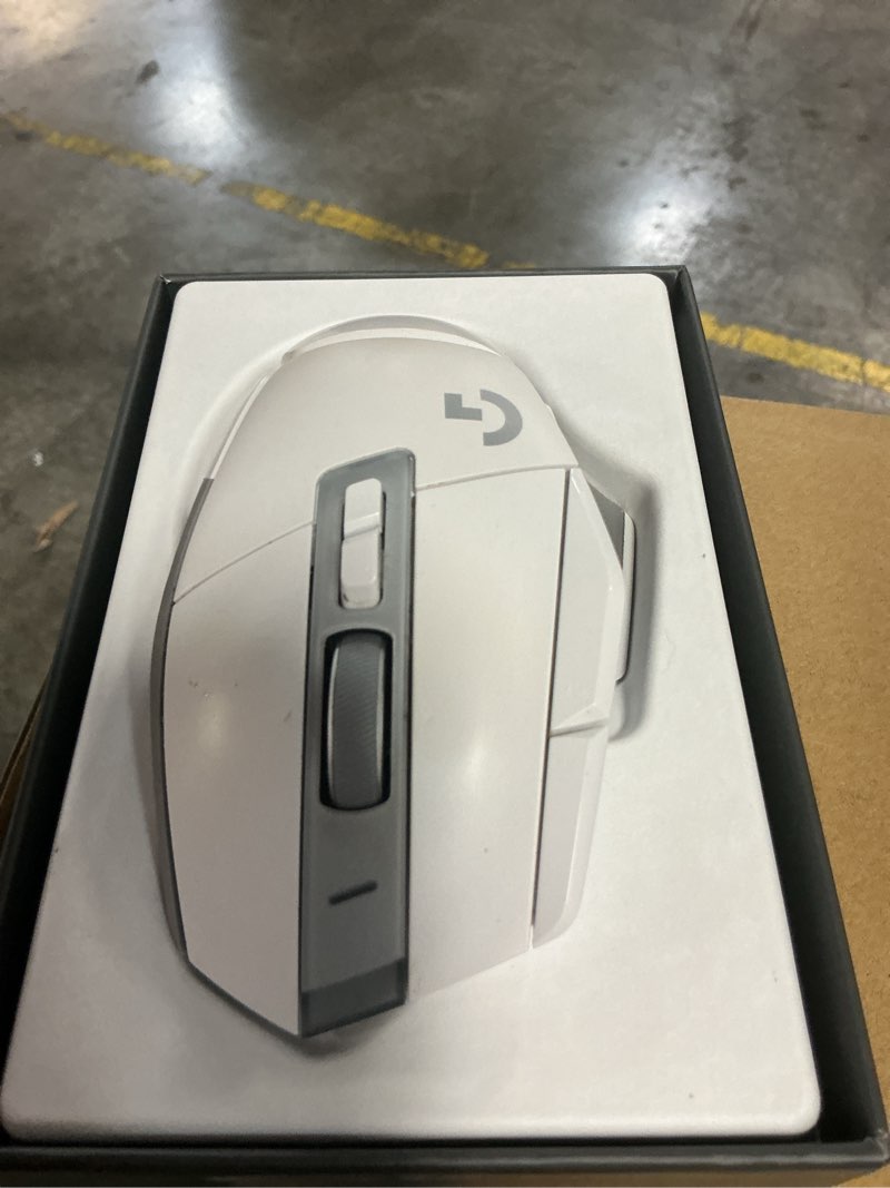 Condition photo showing As Is for Logitech G502 X Plus Lightspeed Wireless RGB Gaming Mouse - Optical Mouse with LIGHTFORCE Hybrid switches, LIGHTSYNC RGB, Hero 25K Gaming Sensor, Compatible with PC - macOS/Windows - White White Wireless RGB Mouse