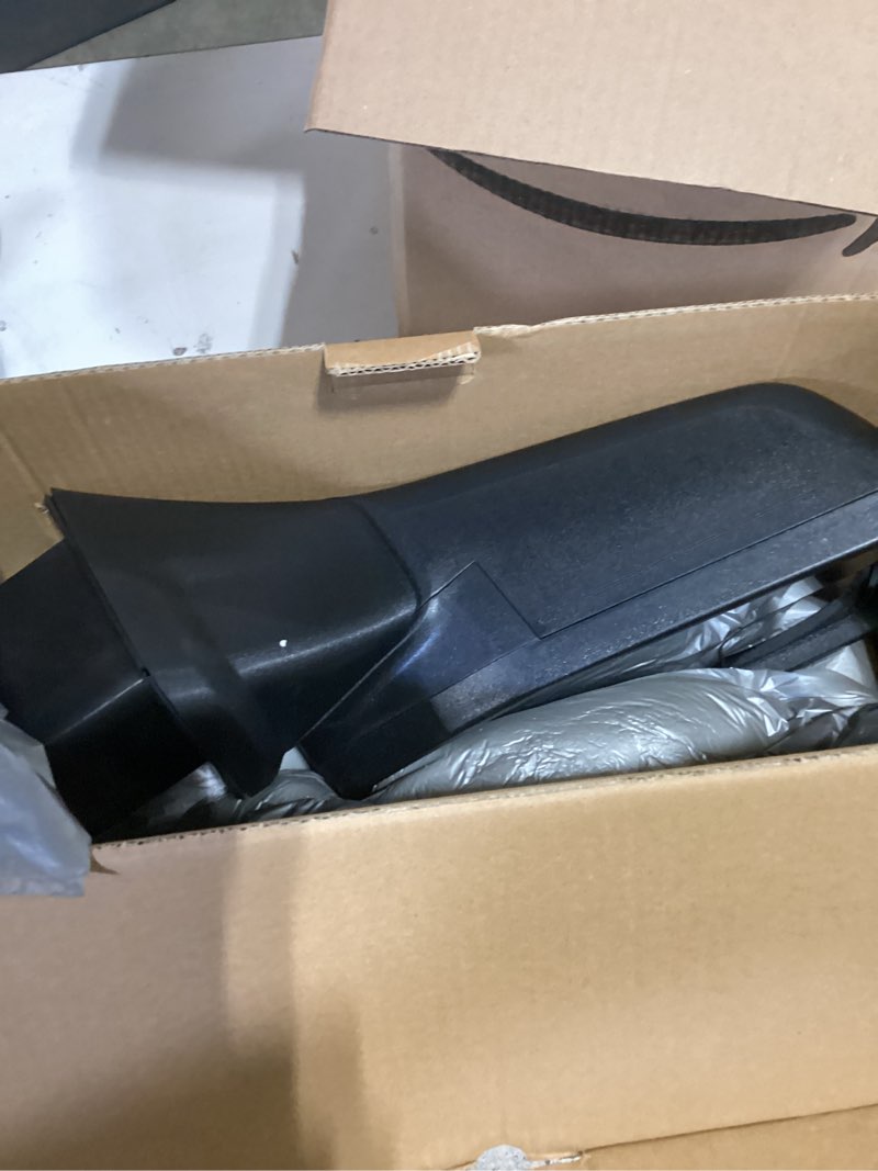 Condition photo showing New/Like New for JDMSPEED Left Driver Side Mirror Compatible with 2019-2024 Chevy Silverado 1500 Black Heated Power Glass Manual Folding Convex Blind Spot Glass Replace#GM1320583(5 Pins? L-5pin Black