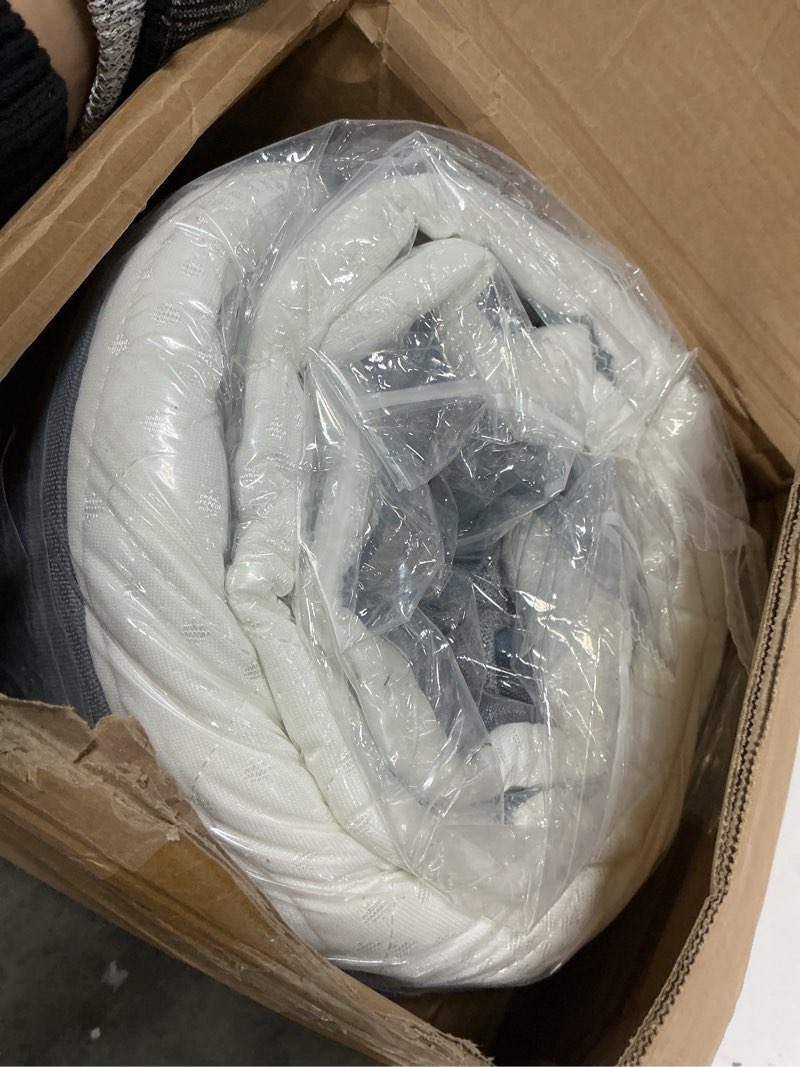 Condition photo showing Good Condition for Full Size Mattress, 10 Inch Cooling Hybrid Full Mattress in a Box, Medium Firm with Gel Memory Foam & Pocket Coils, Motion Isolation, Pressure Relief, CertiPUR-US Full 10 inch