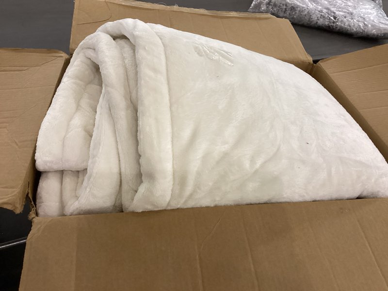 large blanket-white