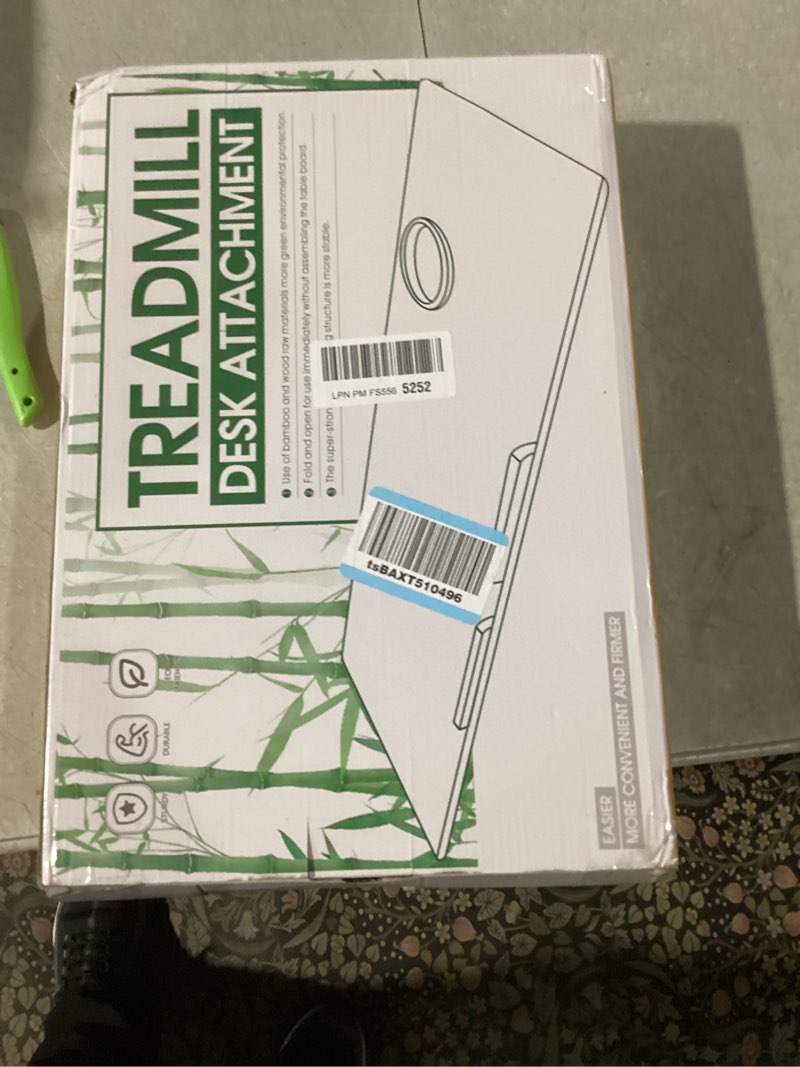 Condition photo showing New/Like New for Universal Laptop Holder for Treadmill Ergonomic Platform Treadmill Laptop Desk for Notebooks, Tablets, MacBook, and More, Workstation for Treadmill Handlebars up to 31 inches with Cup Holder