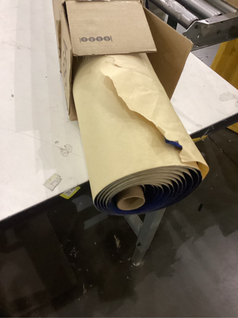 Condition photo showing Good Condition for LACHEERY 157"x24" Navy Blue Velvet Peel and Stick Wallpaper Blue Velvet Contact Paper Self Adhesive 