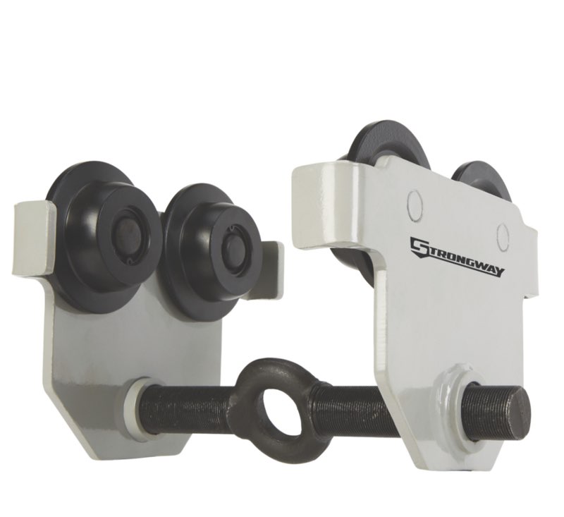 Strongway Push Trolley, 4400-Lb. Capacity, Fits 2-5/8in.–8-5/8in.W I-Beam