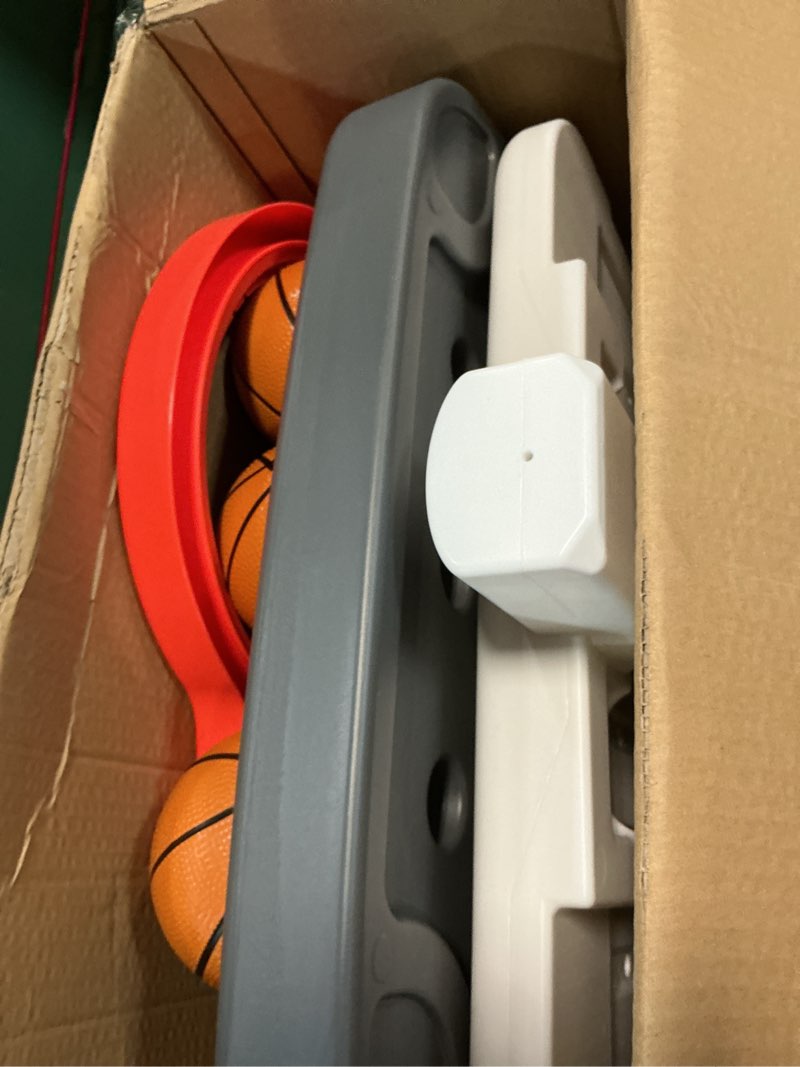 Condition photo showing Good Condition for fisher-price™ grow-to-pro basketball hoop for toddlers & kids - adjustable height indoor/outdoor play set with ball, 18 months - 5 year