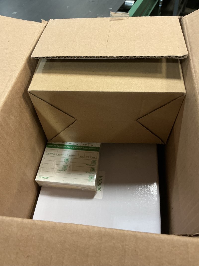 Condition photo showing New/Like New for uPunch HN1500 Starter Time Clock Bundle for Small Business: Employee Punch Clock System with 100 Time Cards, Card Rack, and Ribbon