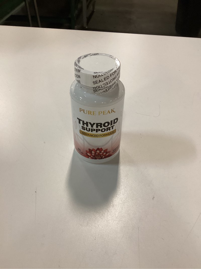 Condition photo showing New/Like New for (BEST BY 06/2026) Thyroid Support Supplement- Metabolic Function, Energy & Focus, Mood Enhancer - Iodine from Kelp, Ashwagandha, Vitamin B12, Inositol, Ginseng, Magnesium - 60 Capsules for Men & Women