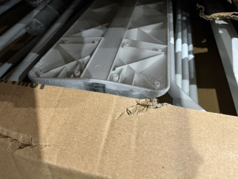 Condition photo showing Good Condition for hooen extra wide baby gate for doorways stairs 86-105 inch wide pressure mounted dog gates for the house walk through gates indoor safety child gates for kids or pets (86.3"-105") 86.3"-105"/219-267cm white