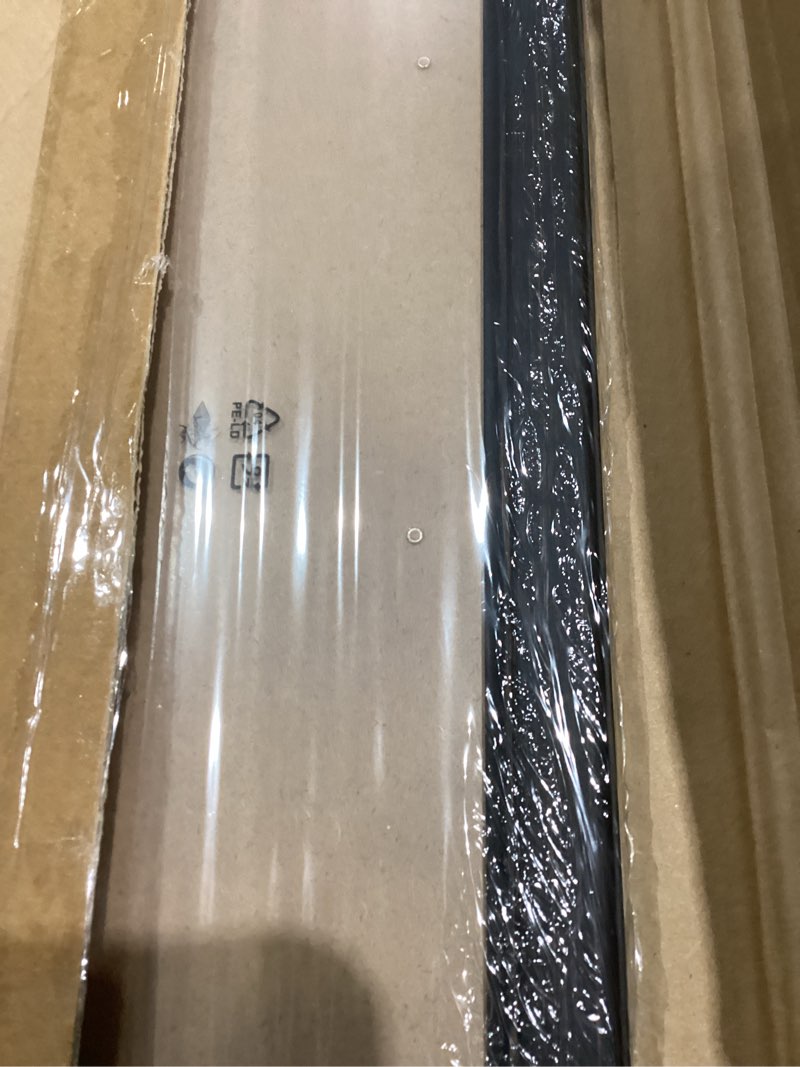 Condition photo showing Good Condition for 8x24 wood frame black, rustic natural wooden 24x8in poster picture frame, distressed 8 x 24inch woodgrain gallery photo frame with hd plexiglass, horizontal vertical wall mounting display 1pcs black 8x24