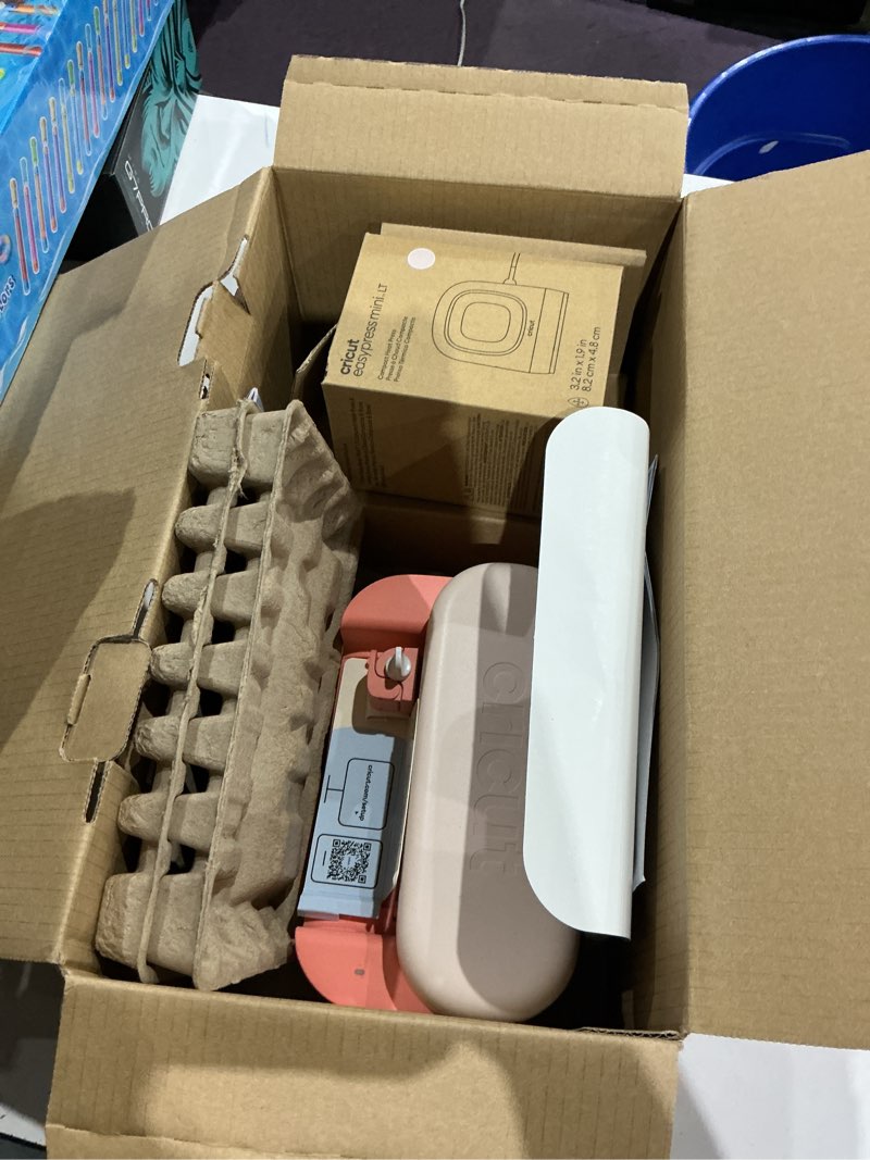 Condition photo showing As Is for cricut joy™ 2 + ultimate bundle, coral | includes supplies for 75 projects + bonus digital content - perfect for making cards, stickers, labels, & more 75 project bundle