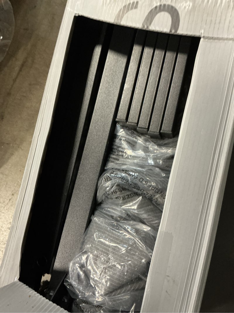 Condition photo showing As Is for Queen Size Box Springs - 5 Inch Low Profile Mattress Foundation No Noise Heavy Duty Metal Basics Bed Base with Clean Fabric Cover, Easy Assembly 5 Inch Queen