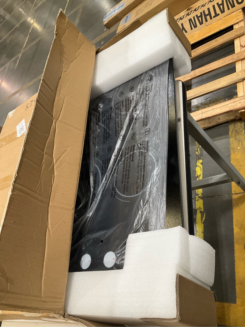 Condition photo showing Good Condition for 30 inch electric cooktop 4 burner - built-in ceramic stove top 6700w, 30" radiant electric cook top with timer, safety lock, pause, dual ring, 220v - 240v hard wired, no plug (white knob)