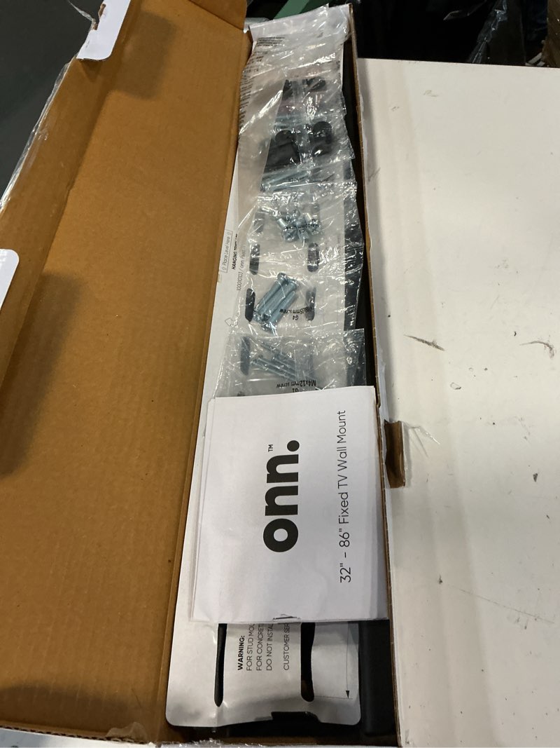 Condition photo showing Good Condition for onn. fixed tv wall mount for tvs 32  to 86